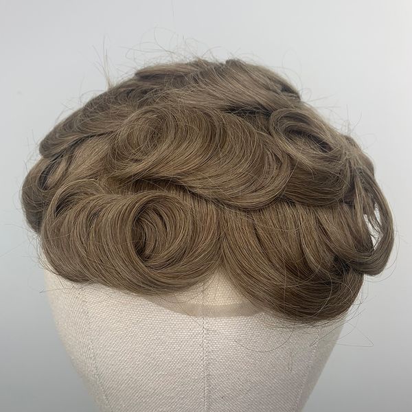 2020 blonde human hair toupee for men indian remy hair replacement system 6 inch curly swiss lace men's toupee hairpiece, Black
2020 blonde human hair toupee for men indian remy hair replacement system 6 inch curly swiss lace men's toupee hairpiece, Black