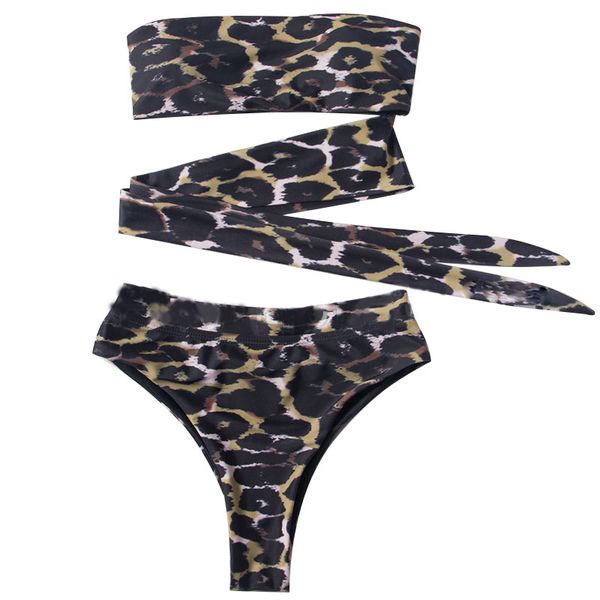 new bikini split leopard print swimsuit bandage high fork bikini
new bikini split leopard print swimsuit bandage high fork bikini