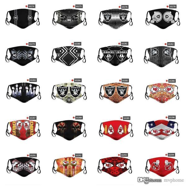 dhl 2020 designer face mask chiefsraiders football team reusable dust masks factory prices can be mixed orders, please leave a message
dhl 2020 designer face mask chiefsraiders football team reusable dust masks factory prices can be mixed orders, please leave a message