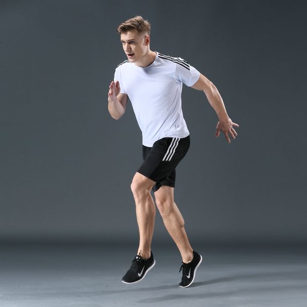 oyrwr summer classic men's sports two-piece set quick-drying breathable exercise fitness pants suit sports fitness running exercise sho, White;black
oyrwr summer classic men's sports two-piece set quick-drying breathable exercise fitness pants suit sports fitness running exercise sho, White;black