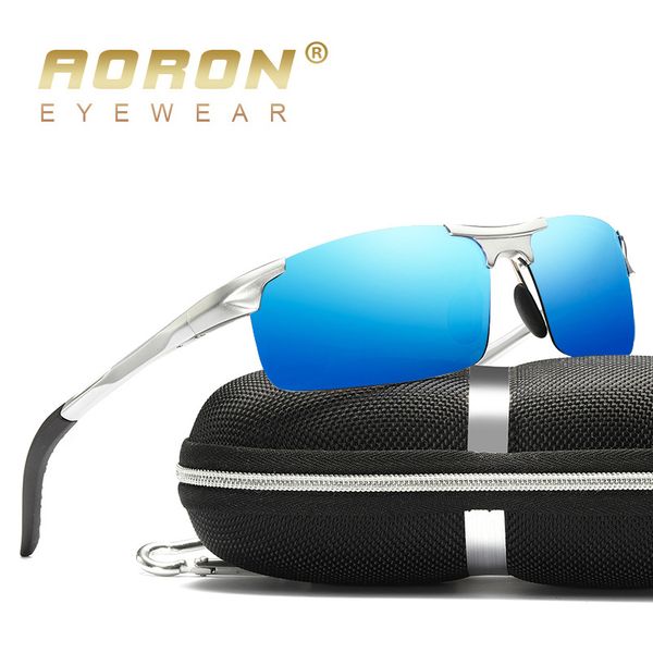 classic aoron mens polarized sunglasses outdoor sports driving sun glasses uv400 aluminum frame mirror goggle eyewear ch01, Blue
classic aoron mens polarized sunglasses outdoor sports driving sun glasses uv400 aluminum frame mirror goggle eyewear ch01, Blue