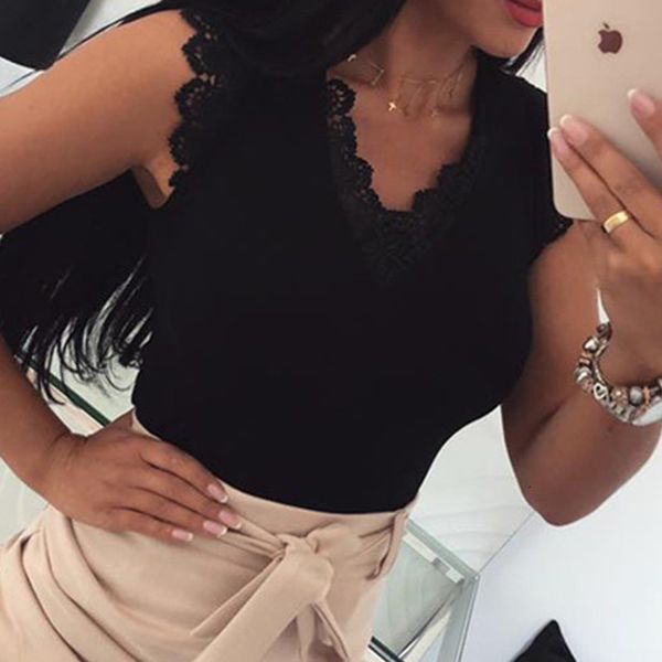 womens tank v neck lace sleeveless plain summer casual short solid fashion 2020 ladies women shirt haut w3, White
womens tank v neck lace sleeveless plain summer casual short solid fashion 2020 ladies women shirt haut w3, White