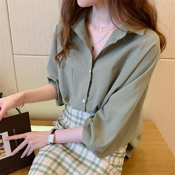 850# white women's new loose design niche fashion western style long sleeve shirt base shirt
850# white women's new loose design niche fashion western style long sleeve shirt base shirt