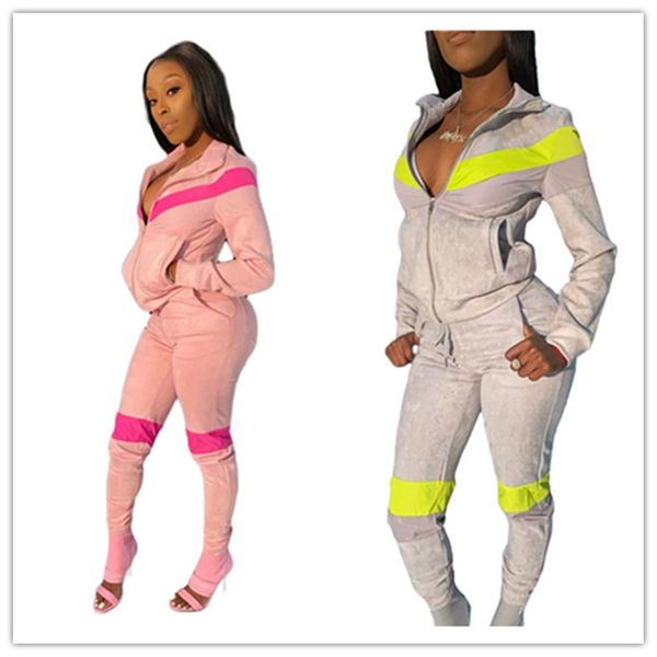 2020 patchwork pleuche thicken tracksuit women designer clothes zipper jackets + pants leggings two pieces outfits sports suit d72812, White
2020 patchwork pleuche thicken tracksuit women designer clothes zipper jackets + pants leggings two pieces outfits sports suit d72812, White