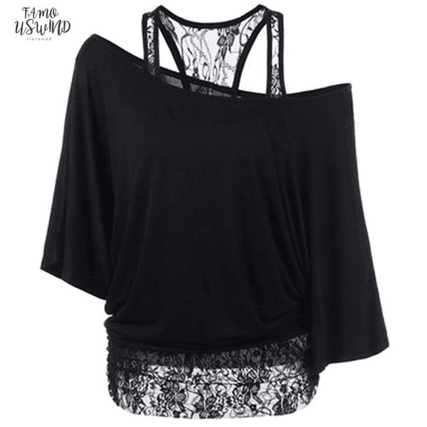 plus size 5xl tees new arrival summer loose slash neck short sleeve t shirt lace patchwork basic, White
plus size 5xl tees new arrival summer loose slash neck short sleeve t shirt lace patchwork basic, White