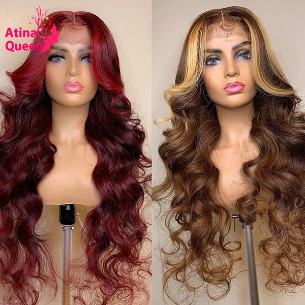 13x6 colored human hair wigs 99j burgundy lace front wig highlight honey blonde wig remy preplucked natural hair wigs for women, Black
13x6 colored human hair wigs 99j burgundy lace front wig highlight honey blonde wig remy preplucked natural hair wigs for women, Black