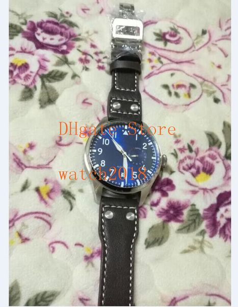 2 style luxury watch big pilot midnight blue dial 46mm automatic 3atm waterproof fashion men's watches wristwatches, Slivery;brown
2 style luxury watch big pilot midnight blue dial 46mm automatic 3atm waterproof fashion men's watches wristwatches, Slivery;brown