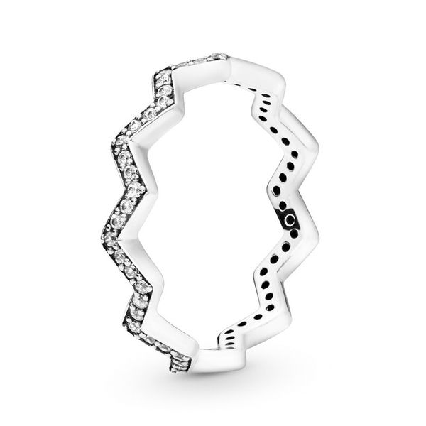 authentic 925 sterling silver stackable shimmering zigzag ring luxury designer jewelry women cz stones diamond rings sets with pandora box, Slivery;golden
authentic 925 sterling silver stackable shimmering zigzag ring luxury designer jewelry women cz stones diamond rings sets with pandora box, Slivery;golden