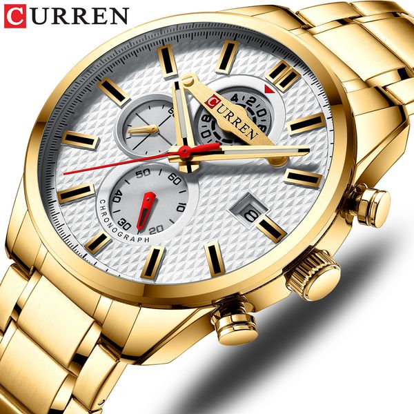 high-end mens waterproof quartz steel belt watch multi-function calendar business mens watch, Slivery;brown
high-end mens waterproof quartz steel belt watch multi-function calendar business mens watch, Slivery;brown