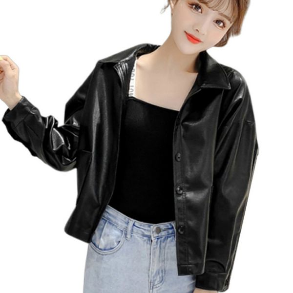 autumn winter new women jacket pu leather fashion casual slim soft moto biker faux leather jacket female short coat ladies, Black;brown
autumn winter new women jacket pu leather fashion casual slim soft moto biker faux leather jacket female short coat ladies, Black;brown