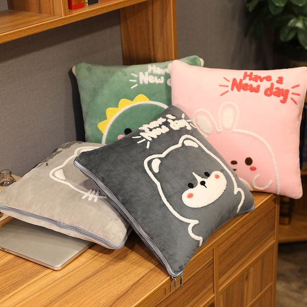 new cute cartoon dinosaur pillow cat doll office nap pillow air conditioning quilt gift toys wholesale
new cute cartoon dinosaur pillow cat doll office nap pillow air conditioning quilt gift toys wholesale