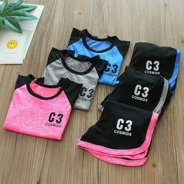 children's quick-drying suit 2020 sportswear and shorts new boys' and girls' short-sleeved shorts two-piece sports suit
children's quick-drying suit 2020 sportswear and shorts new boys' and girls' short-sleeved shorts two-piece sports suit