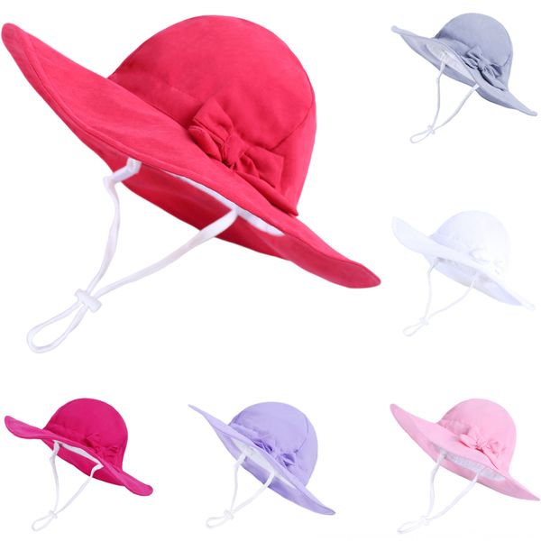 bin new xia er children's solid color butterfly sunscreen bowknot simple dome girl's sun hat big eaves sunscreen hat, Yellow
bin new xia er children's solid color butterfly sunscreen bowknot simple dome girl's sun hat big eaves sunscreen hat, Yellow