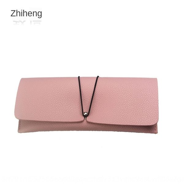 2020 new korean fashion leather case case glasses box fashionable women's personalized portable soft bag strap sun glasses box, Blue
2020 new korean fashion leather case case glasses box fashionable women's personalized portable soft bag strap sun glasses box, Blue