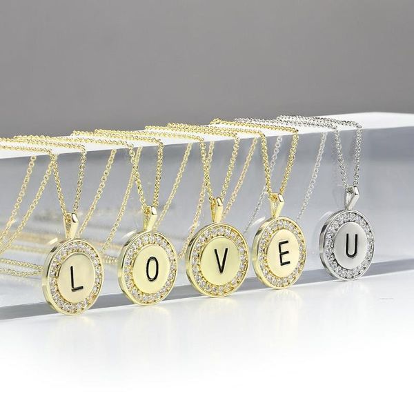 a-z 26 initials pendant letter necklace for women men zircon gold color alphabet charm clavicle chain jewelry kbn083, Silver
a-z 26 initials pendant letter necklace for women men zircon gold color alphabet charm clavicle chain jewelry kbn083, Silver