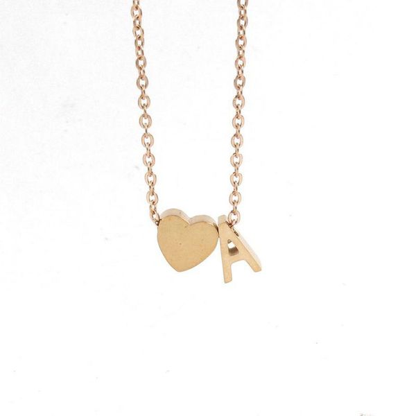 new 26 intial letter alphabet heart pendant necklace for women gold silver color a-z stainless steel necklace chain fashion jewelry gift
new 26 intial letter alphabet heart pendant necklace for women gold silver color a-z stainless steel necklace chain fashion jewelry gift