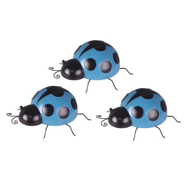 3x cute iron metal ladybird model hand painted wall hanging ladybug blue
3x cute iron metal ladybird model hand painted wall hanging ladybug blue