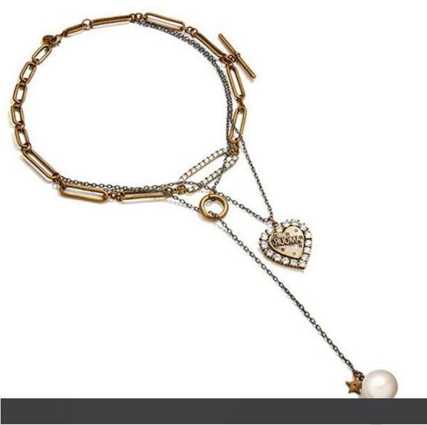 big promotion european and american multi-layer heart pendant pearl necklace sell jewelry lovers pendant vintage jewelry, Silver
big promotion european and american multi-layer heart pendant pearl necklace sell jewelry lovers pendant vintage jewelry, Silver