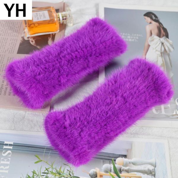 lady real gloves warm soft girls real knitted fingerless gloves winter strong elasticity mittens, Blue;gray