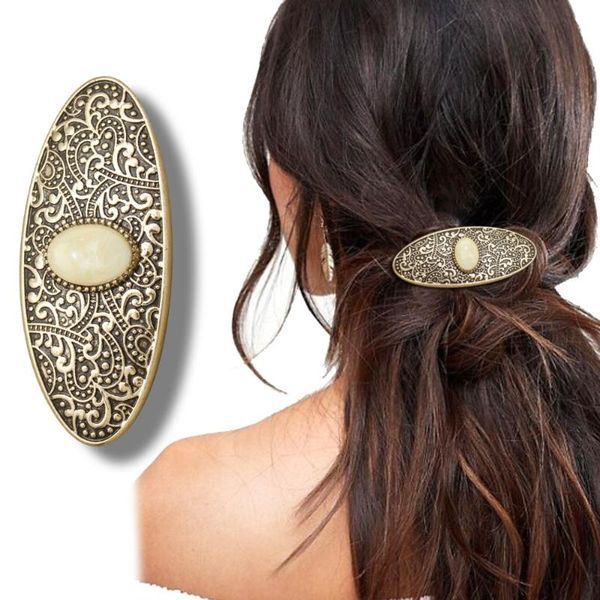 vintage gold tribal carved oval stone french updo boho hair clip dress snap pin for women anime wedding accessories dropshipping, Golden;silver
vintage gold tribal carved oval stone french updo boho hair clip dress snap pin for women anime wedding accessories dropshipping, Golden;silver