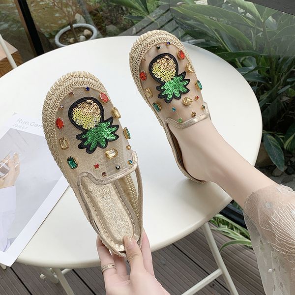 korean shoes casual female sneakers crystal slip-on elegant round toe shose women 2020 retro summer rhinestone slip on korean, Black
korean shoes casual female sneakers crystal slip-on elegant round toe shose women 2020 retro summer rhinestone slip on korean, Black