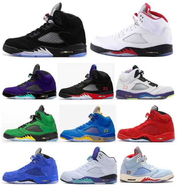 new 5 5s fire red 2020 alternate grape black metallic 3m reflect bel 3 red suede basketball shoes men sneakers with box
new 5 5s fire red 2020 alternate grape black metallic 3m reflect bel 3 red suede basketball shoes men sneakers with box