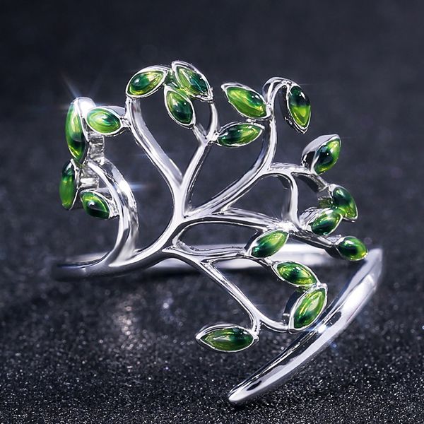 aprilgrass brand live tree shaped cocktail party women ring fresh stylish birthday pleased gift for women fashion adjustable open rings, Silver
aprilgrass brand live tree shaped cocktail party women ring fresh stylish birthday pleased gift for women fashion adjustable open rings, Silver
