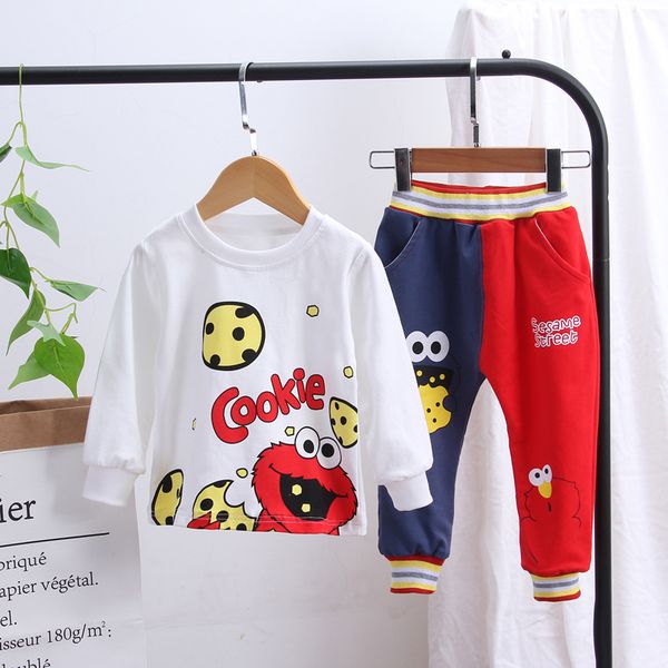 2020 new autumn boys clothes cartoon boy suit set casual long-sleeve kids costume boy clothing o-neck t-shit + pants children, White
2020 new autumn boys clothes cartoon boy suit set casual long-sleeve kids costume boy clothing o-neck t-shit + pants children, White