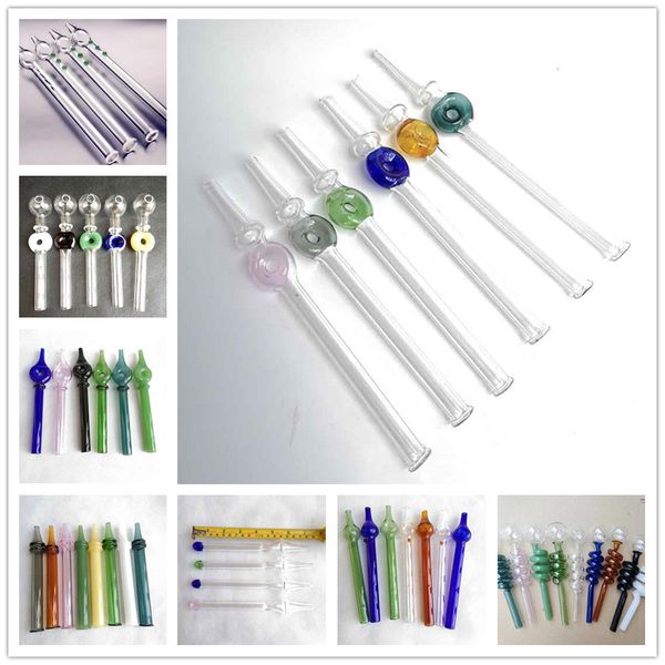 Glass Hand honey Straw Dab Pipes Rig Stick 15cm/20cm Oil Burners Smoking Dotted Pipes 12 Styles For Glass Water Bongs Pen Mouthpiece 
Glass Hand honey Straw Dab Pipes Rig Stick 15cm/20cm Oil Burners Smoking Dotted Pipes 12 Styles For Glass Water Bongs Pen Mouthpiece