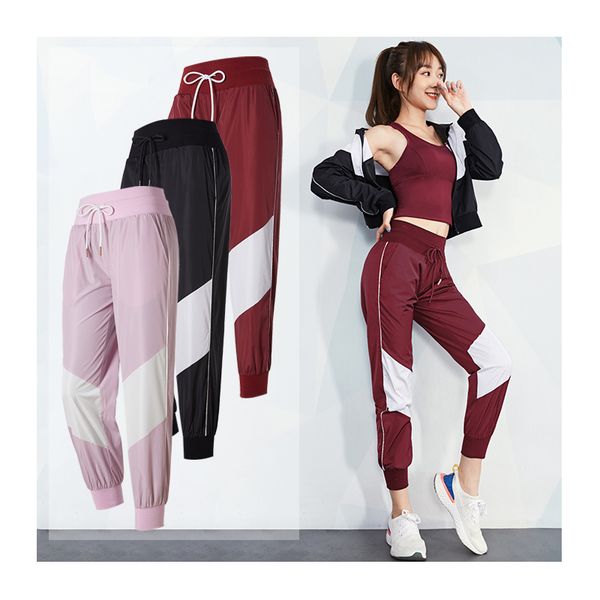 women loose yoga pants high waist jogging harem trousers patchwork training cycling pant brand workout sweatpant, White;red
women loose yoga pants high waist jogging harem trousers patchwork training cycling pant brand workout sweatpant, White;red