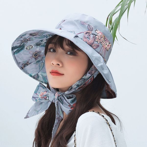 summer big edge sunshade korean fashion all-match outdoor travel beach female female hat sunscreen sun hat lady, Blue;gray
summer big edge sunshade korean fashion all-match outdoor travel beach female female hat sunscreen sun hat lady, Blue;gray