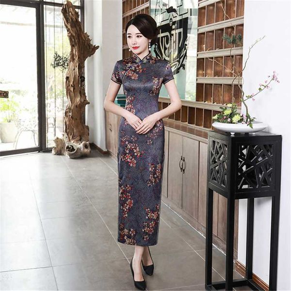 high fashion cheongsam chinese classic women's qipao elegant short sleeve novelty long dress 2020 new arrival hanfu tang dynasty, Red
high fashion cheongsam chinese classic women's qipao elegant short sleeve novelty long dress 2020 new arrival hanfu tang dynasty, Red