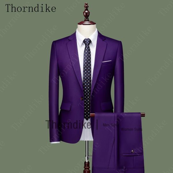 thorndike 2020 purple two buttons slim fit groom suit wedding dress suit for men red groom tuxedos groomsman (jacket+pants, White;black
thorndike 2020 purple two buttons slim fit groom suit wedding dress suit for men red groom tuxedos groomsman (jacket+pants, White;black