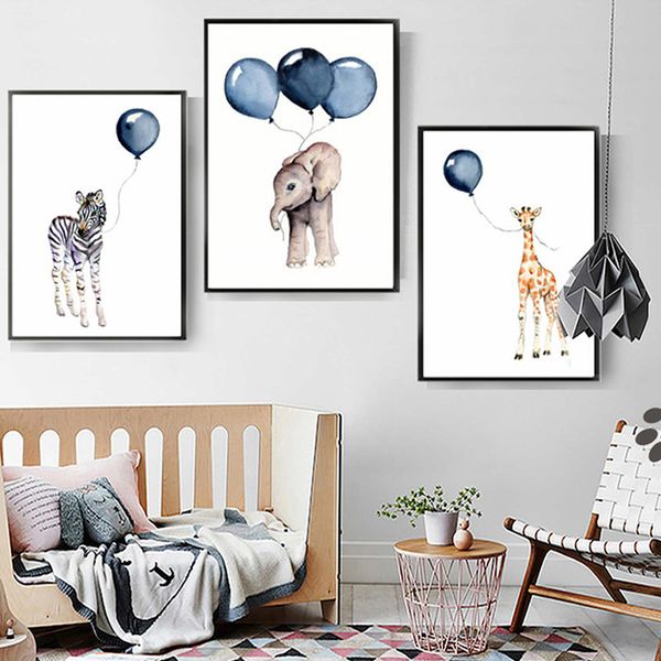 nordic cartoon baby animals canvas paintings nursery blue balloon art poster zebra elephant print wall pictures kids room decor
nordic cartoon baby animals canvas paintings nursery blue balloon art poster zebra elephant print wall pictures kids room decor