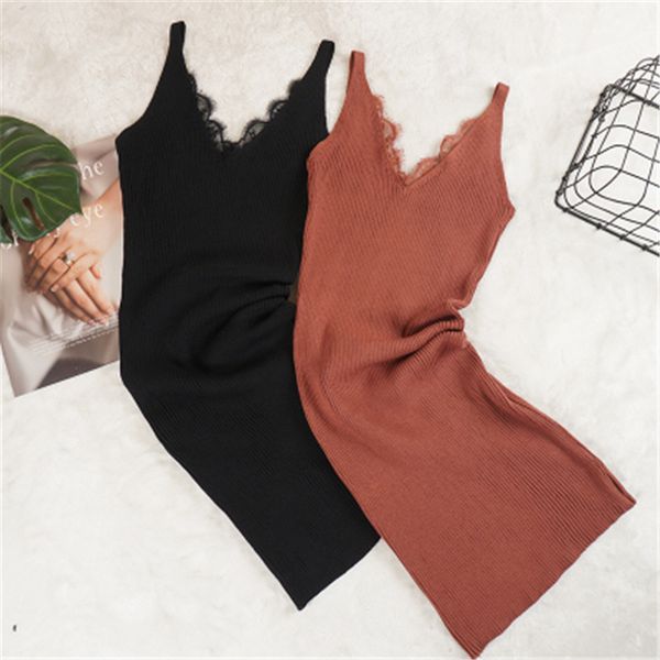women's sweaters autumn 2021 clothing korean version of the knitting vest sweater skirt thin lace dress basic pz627, White;black
women's sweaters autumn 2021 clothing korean version of the knitting vest sweater skirt thin lace dress basic pz627, White;black