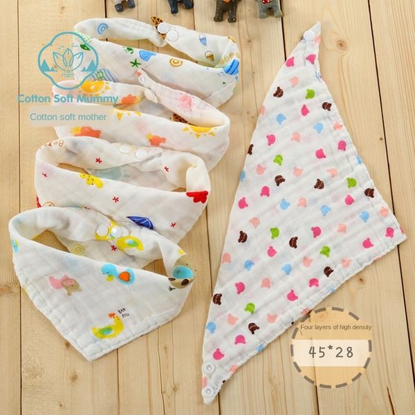 baby gauze saliva triangle saliva towel baby 4-layer gauze printed triangle towel children's bib
baby gauze saliva triangle saliva towel baby 4-layer gauze printed triangle towel children's bib