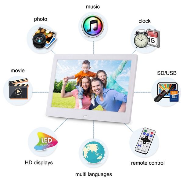 10inch digital p frames led screen remote control video music picture frame 10 inch calendar clock display
10inch digital p frames led screen remote control video music picture frame 10 inch calendar clock display