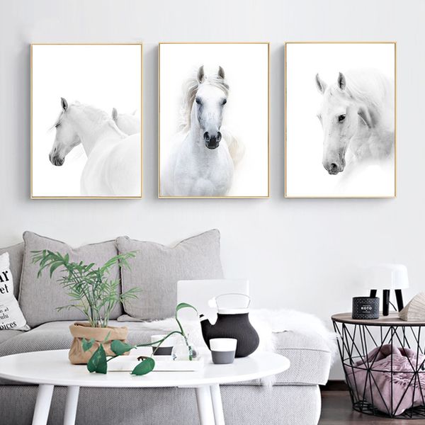 modern animal white horse wall art canvas posters and prints painting wall art picture for living room home decor (no frame
modern animal white horse wall art canvas posters and prints painting wall art picture for living room home decor (no frame