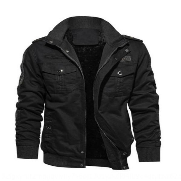 jl5q8 simple autumn embroidered jacket and winter men's stand collar plus velvet thickened embroidered air force one coat large size wa, Black;brown
jl5q8 simple autumn embroidered jacket and winter men's stand collar plus velvet thickened embroidered air force one coat large size wa, Black;brown