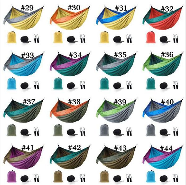 double lightweight nylon hammock 270*140cm parachute multi-functional camping backpacking travel beach hammocks sea shipping ooa8194
double lightweight nylon hammock 270*140cm parachute multi-functional camping backpacking travel beach hammocks sea shipping ooa8194