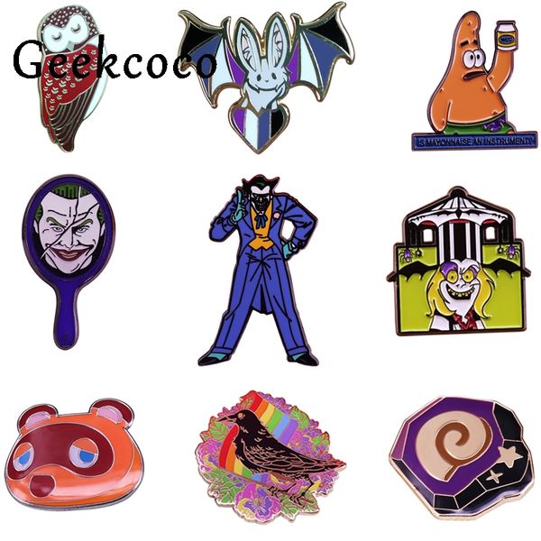 j1375 geekcoco horror movie clown pin badges brooch cartoon lapel pin for clothes backpack accessory jewelry, Gray
j1375 geekcoco horror movie clown pin badges brooch cartoon lapel pin for clothes backpack accessory jewelry, Gray