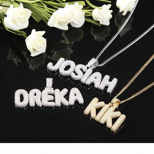a-z custom name small bubble letters necklaces & pendant charm for rapper gold sliver rose bedge cubic zircon rope chain hip hop jewelry, Silver
a-z custom name small bubble letters necklaces & pendant charm for rapper gold sliver rose bedge cubic zircon rope chain hip hop jewelry, Silver