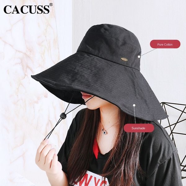 sun bucket bucket large brim fisherman hat female foldable big head wall tide brand beach travel sun hat, Blue;gray
sun bucket bucket large brim fisherman hat female foldable big head wall tide brand beach travel sun hat, Blue;gray