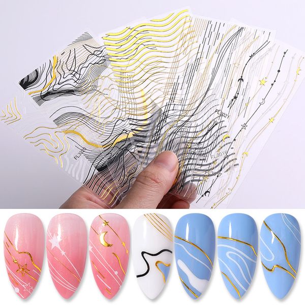 1 sheet holo black gold 5d nail sticker decal tassel strip line slider foils adhesive nail art decoration
1 sheet holo black gold 5d nail sticker decal tassel strip line slider foils adhesive nail art decoration
