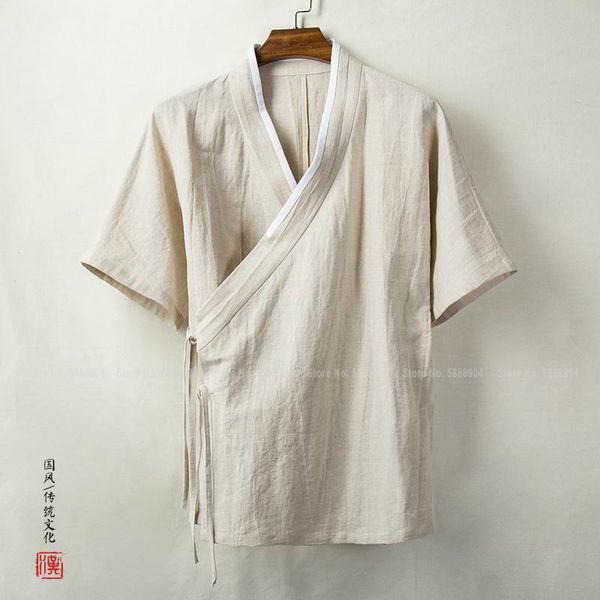 ethnic clothing men short sleeve hanfu shirt summer chinese traditional retro style t-shirt zen robe gown ancient tang casual blouse, Red
ethnic clothing men short sleeve hanfu shirt summer chinese traditional retro style t-shirt zen robe gown ancient tang casual blouse, Red