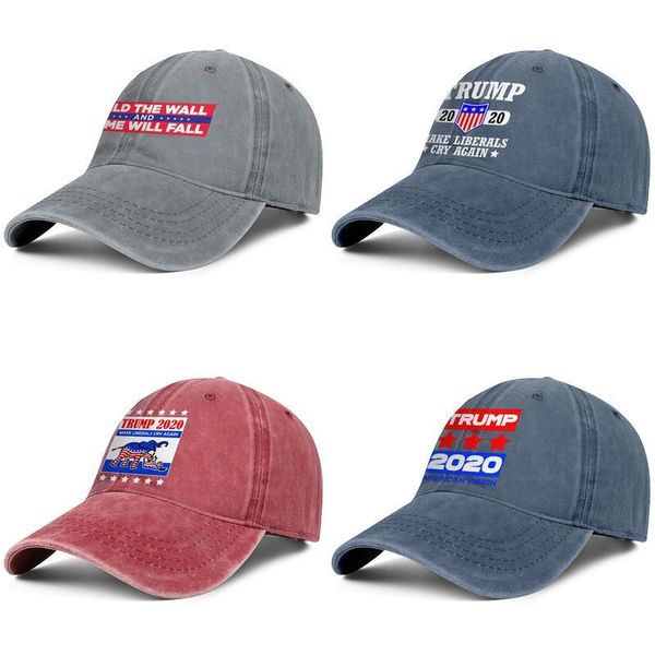 stylish trump 2020 - american vision denim baseball cap golf classic hats trump build the wall and crime will fall liberals cry, Blue;gray
stylish trump 2020 - american vision denim baseball cap golf classic hats trump build the wall and crime will fall liberals cry, Blue;gray
