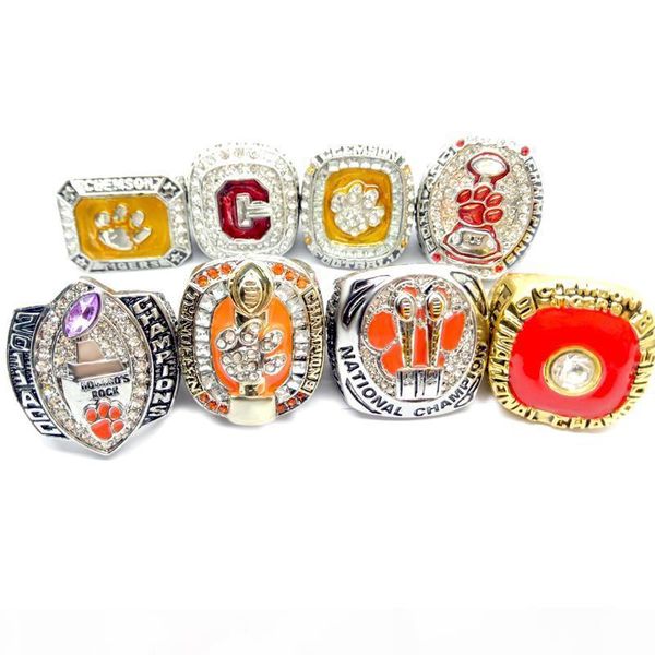 the 2019 clemson tigers national championship setring fan gift wholesale drop shippingcollector's gift, Slivery;golden
the 2019 clemson tigers national championship setring fan gift wholesale drop shippingcollector's gift, Slivery;golden
