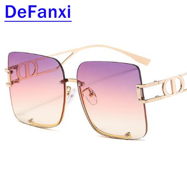letter cutout temples frameless oversized sunglasses cute square shades fashion anti ultraviolet sunglasses ing, White;black
letter cutout temples frameless oversized sunglasses cute square shades fashion anti ultraviolet sunglasses ing, White;black