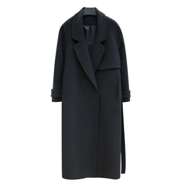 women's wool & blends woolen women jacket coat long slim blend outerwear 2021 korean autumn winter black overcoat ladies coats female c
women's wool & blends woolen women jacket coat long slim blend outerwear 2021 korean autumn winter black overcoat ladies coats female c