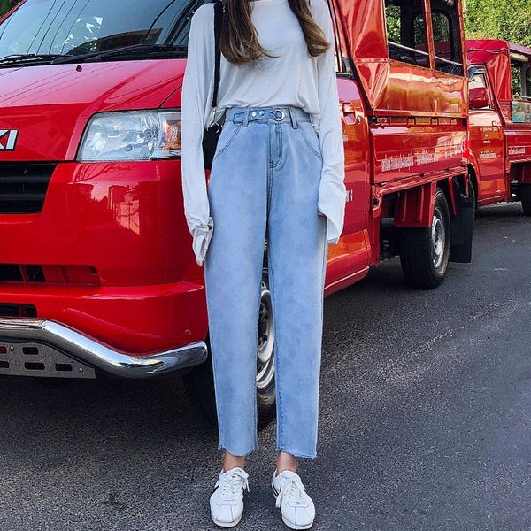 guuzyuviz autumn winter jeans woman mom loose harem pants denim buttons jeans trousers korean casual high waist plus size jean, Blue
guuzyuviz autumn winter jeans woman mom loose harem pants denim buttons jeans trousers korean casual high waist plus size jean, Blue
